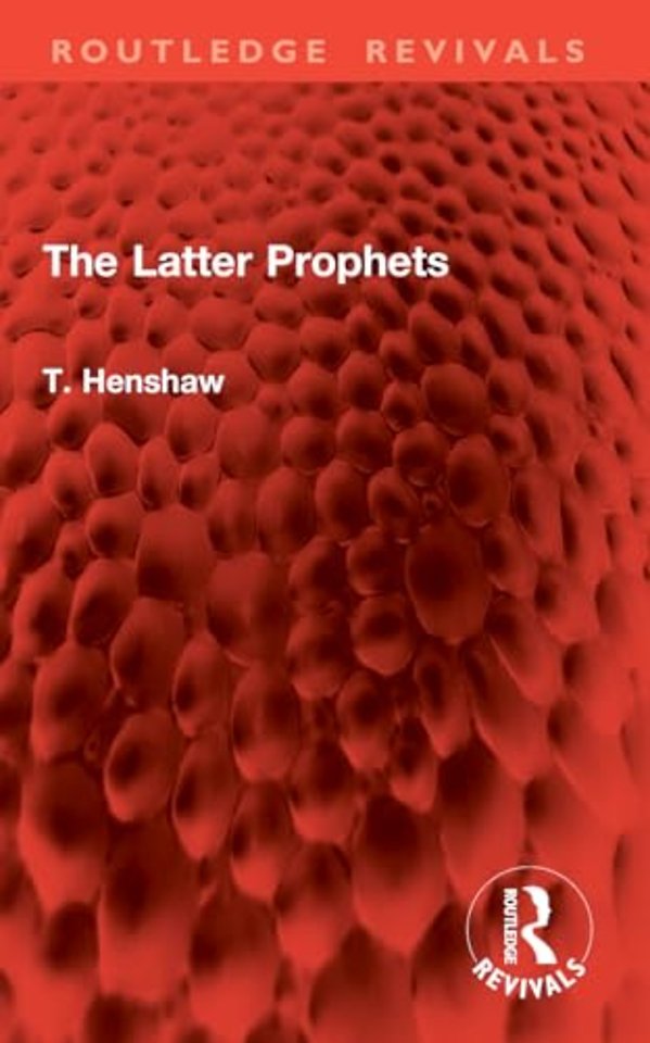 The Latter Prophets