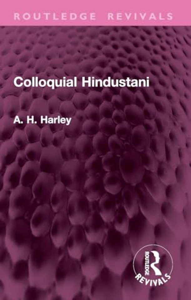 Colloquial Hindustani