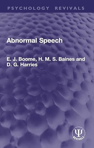 Abnormal Speech