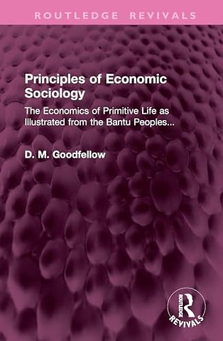 Principles of Economic Sociology