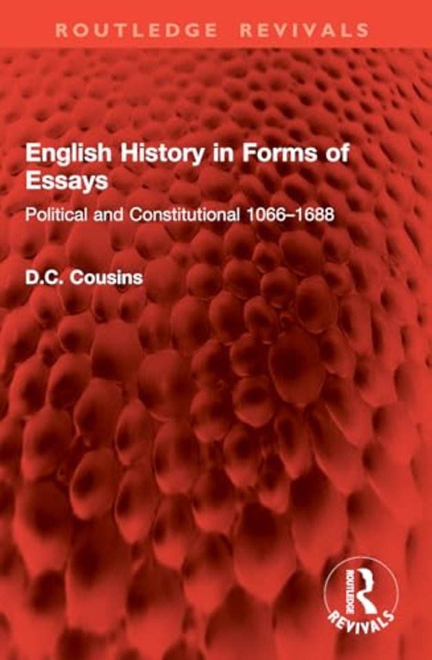 English History in Forms of Essays