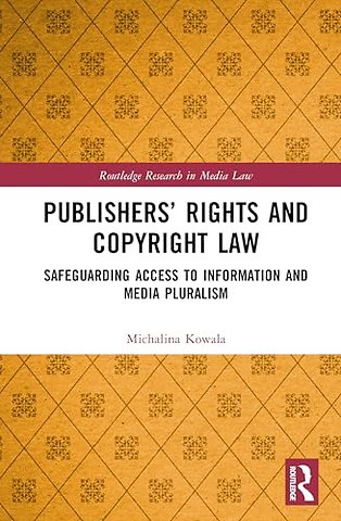 Publishers’ Rights and Copyright Law
