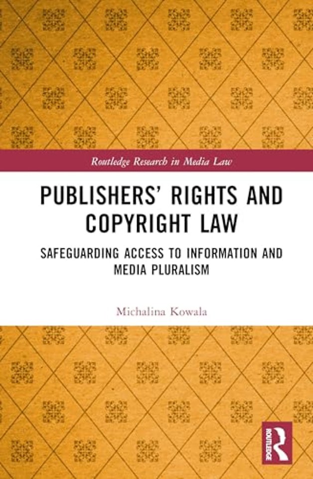 Publishers’ Rights and Copyright Law