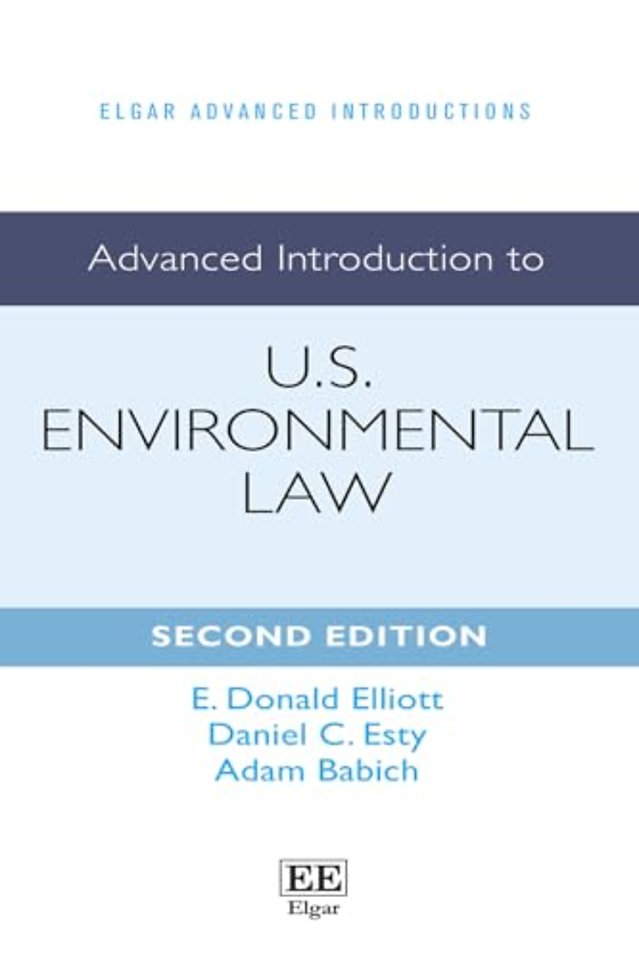 Advanced Introduction to U.S. Environmental Law – Second Edition