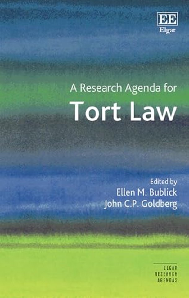 A Research Agenda for Tort Law