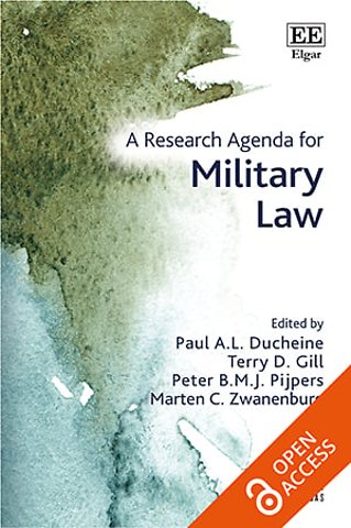 A Research Agenda for Military Law