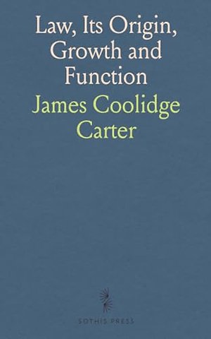 Law, Its Origin, Growth and Function
