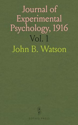 Journal of Experimental Psychology, 1916