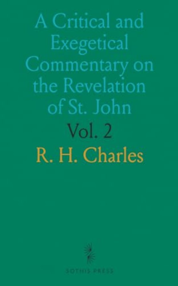 Critical and Exegetical Commentary on the Revelation of St. John