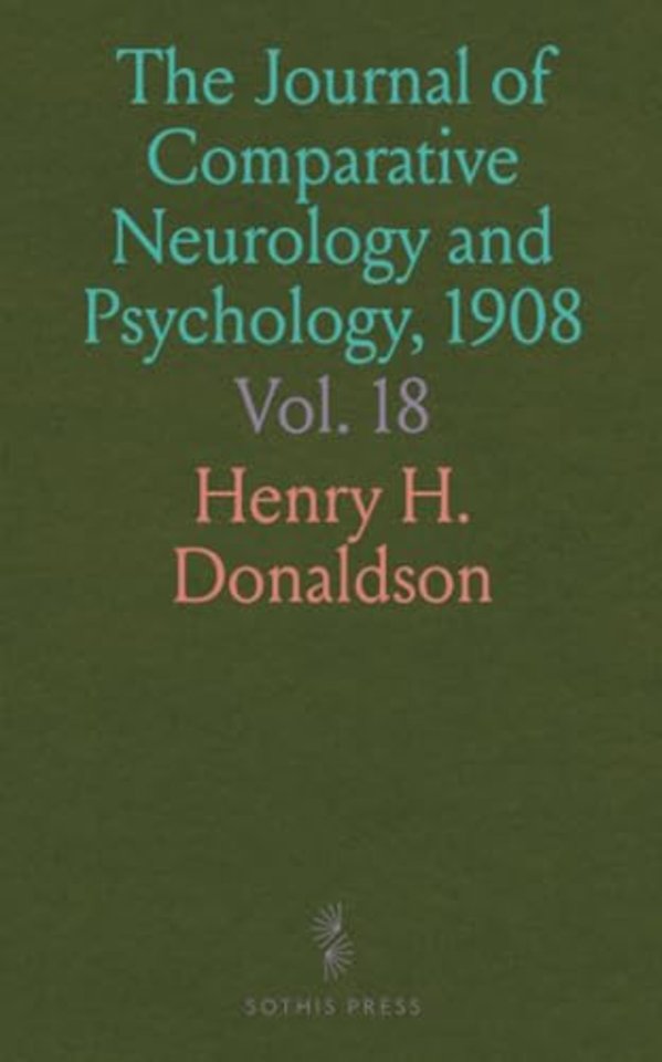 Journal of Comparative Neurology and Psychology, 1908