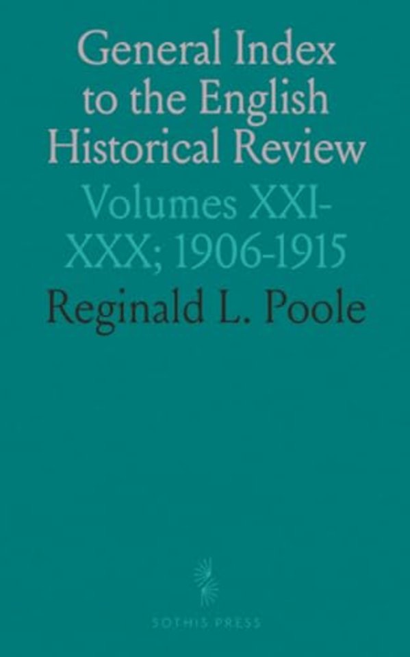 General Index to the English Historical Review