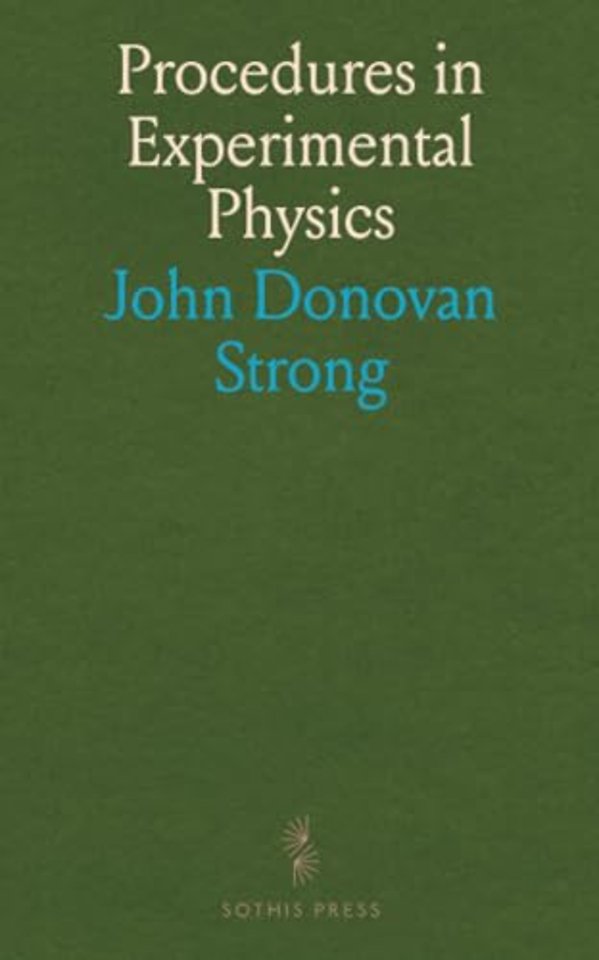 Procedures in Experimental Physics