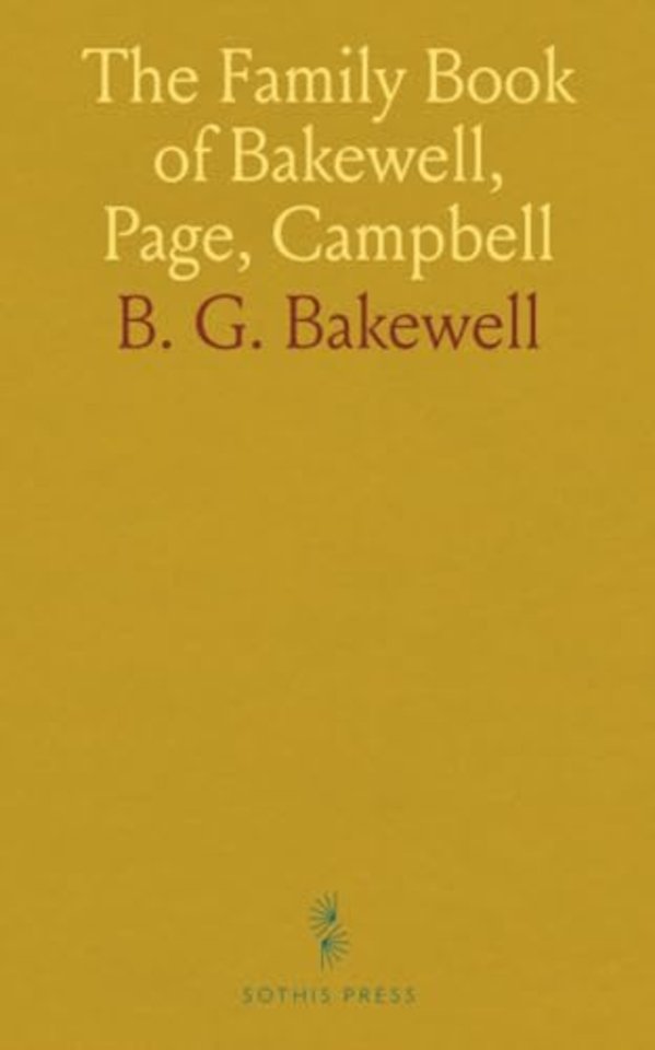 Family Book of Bakewell, Page, Campbell