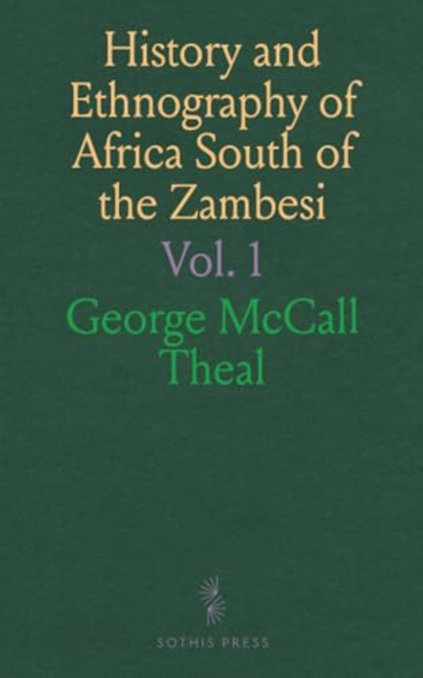 History and Ethnography of Africa South of the Zambesi