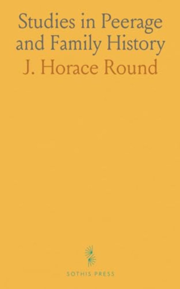 Studies in Peerage and Family History