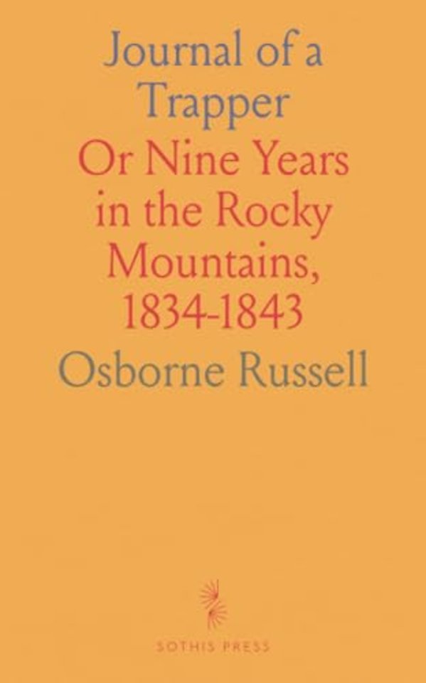Journal of a Trapper