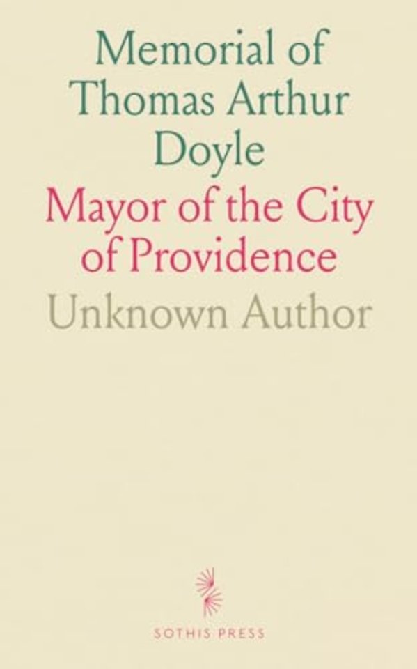 Memorial of Thomas Arthur Doyle