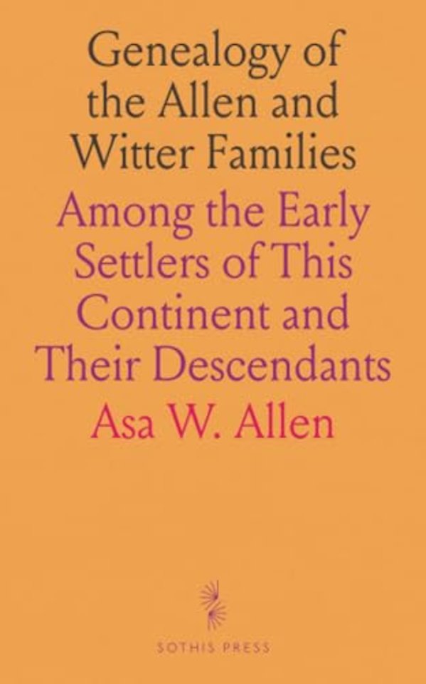 Genealogy of the Allen and Witter Families