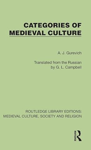 Categories of Medieval Culture