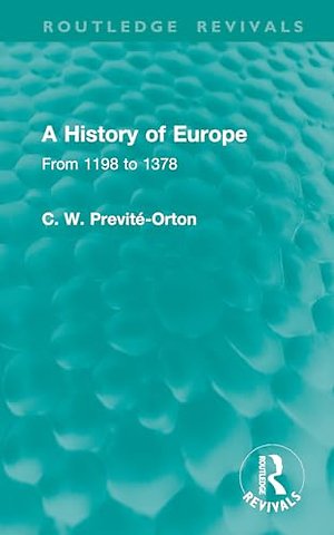 A History of Europe