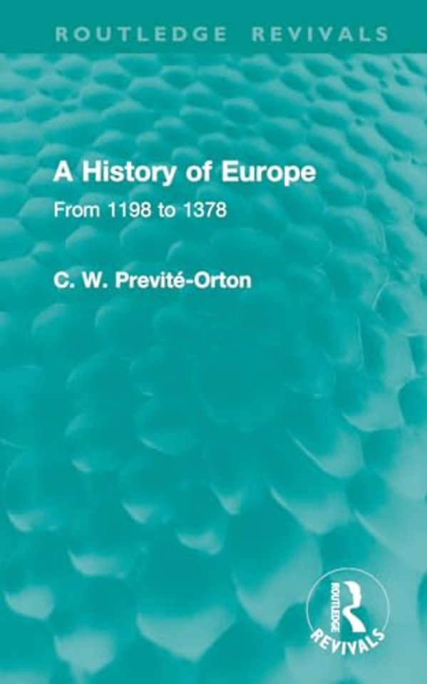 A History of Europe