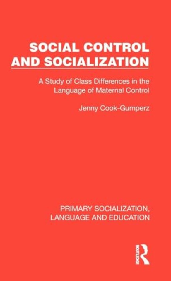 Social Control and Socialization