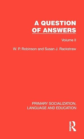 A Question of Answers