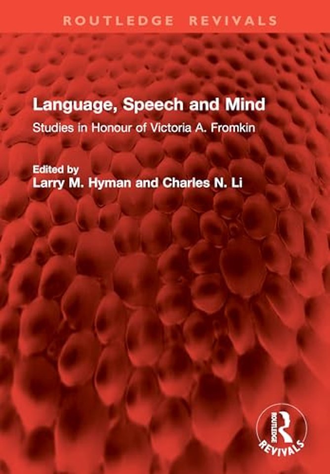Language, Speech and Mind