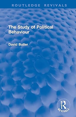 The Study of Political Behaviour