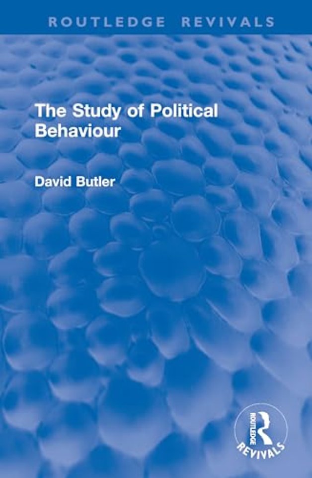 The Study of Political Behaviour