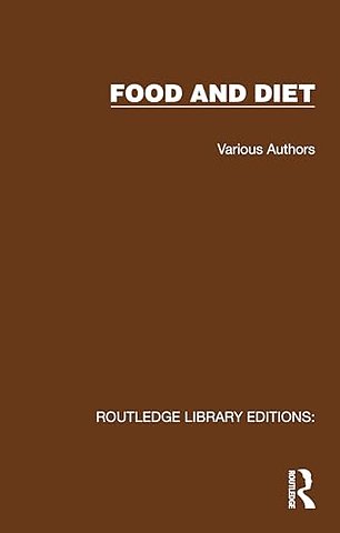 Routledge Library Editions: Food and Diet