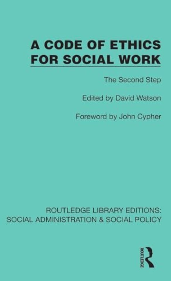 A Code of Ethics for Social Work