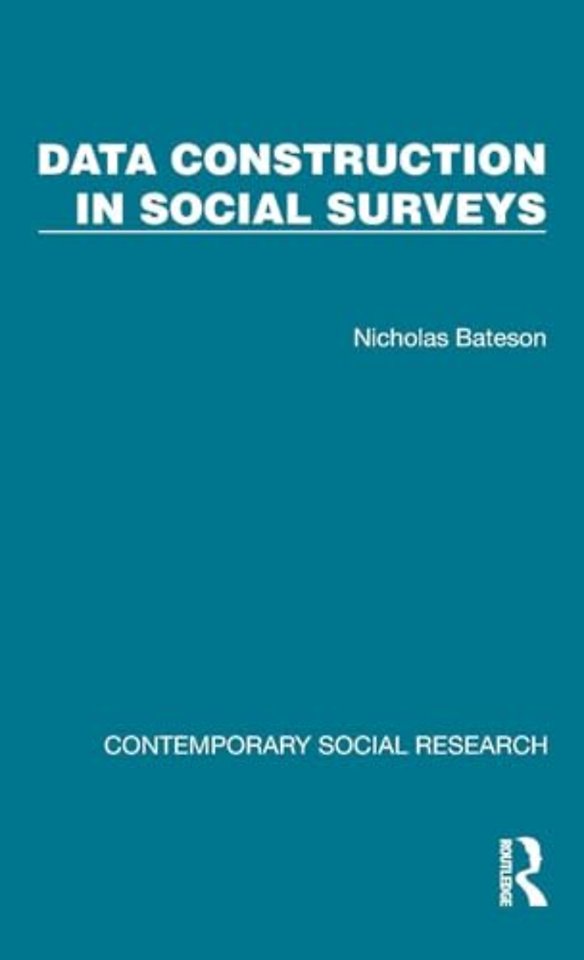 Data Construction in Social Surveys