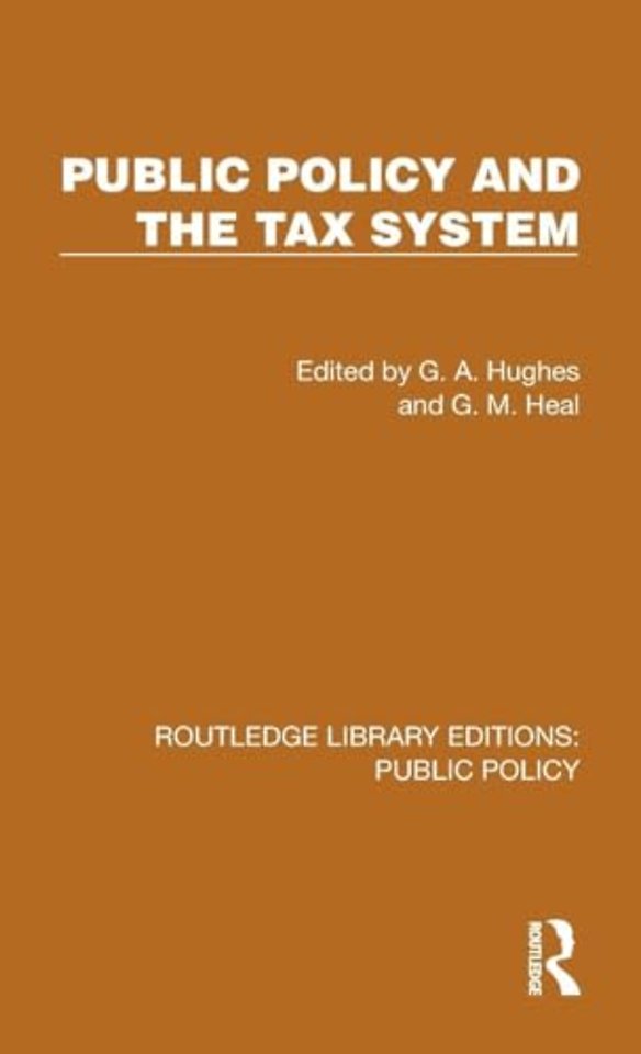 Public Policy and the Tax System