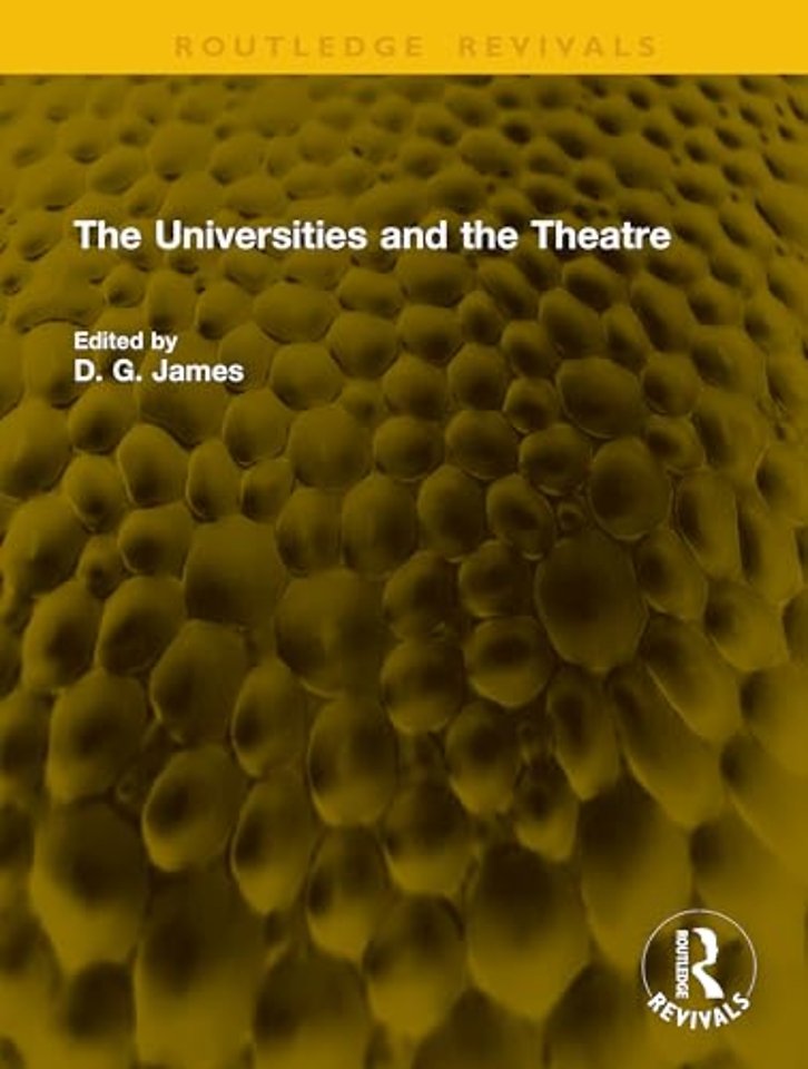 The Universities and the Theatre