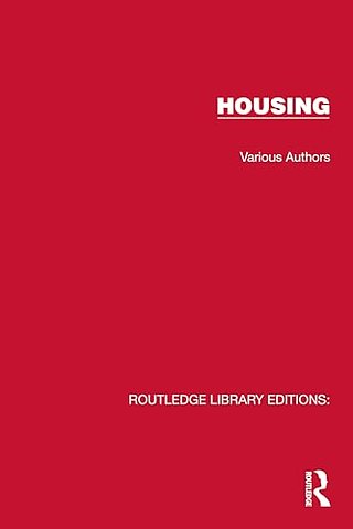 Routledge Library Editions: Housing