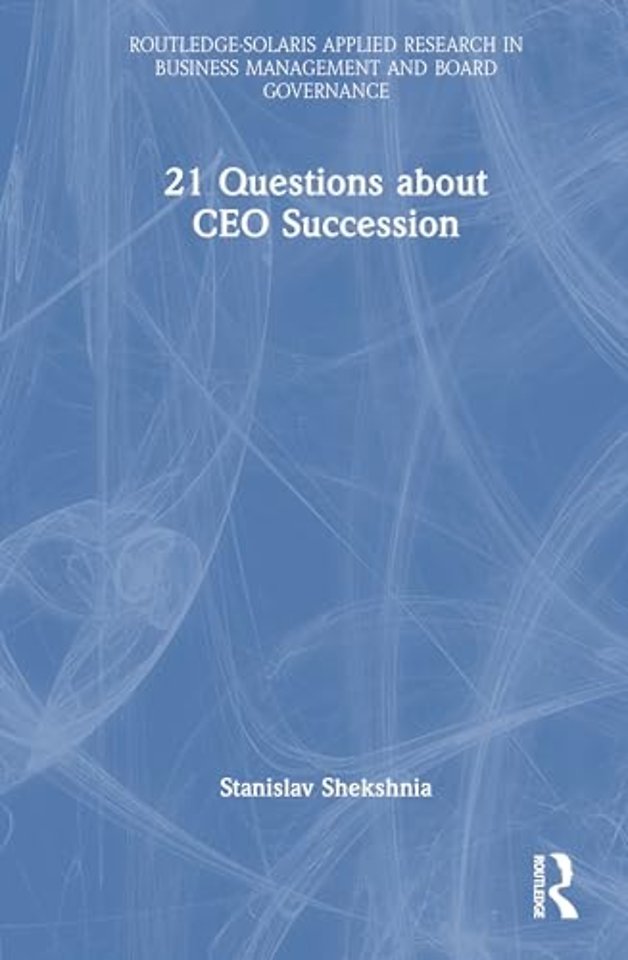 21 Questions about CEO Succession