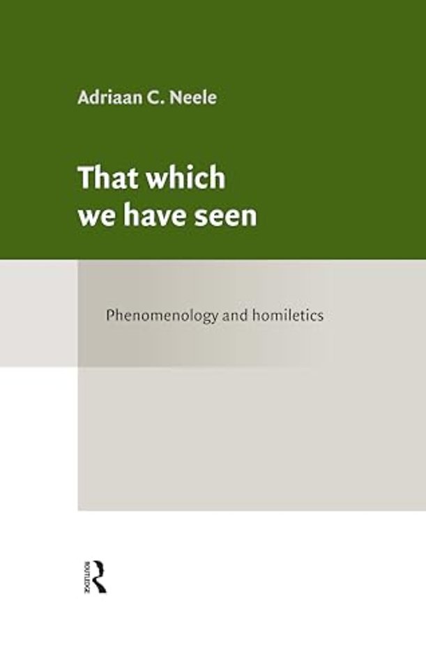That which we have seen