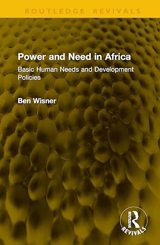 Power and Need in Africa