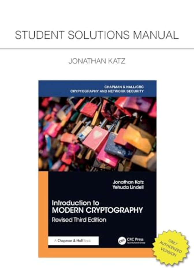 Introduction to Modern Cryptography, Revised Third Edition