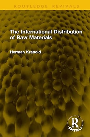 The International Distribution of Raw Materials