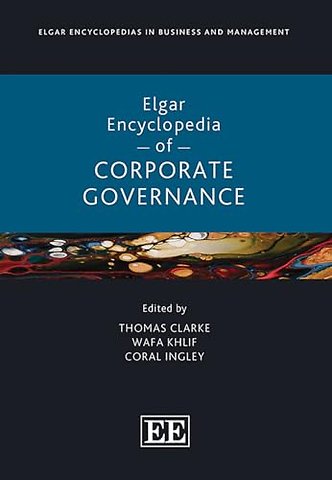 Elgar Encyclopedia of Corporate Governance