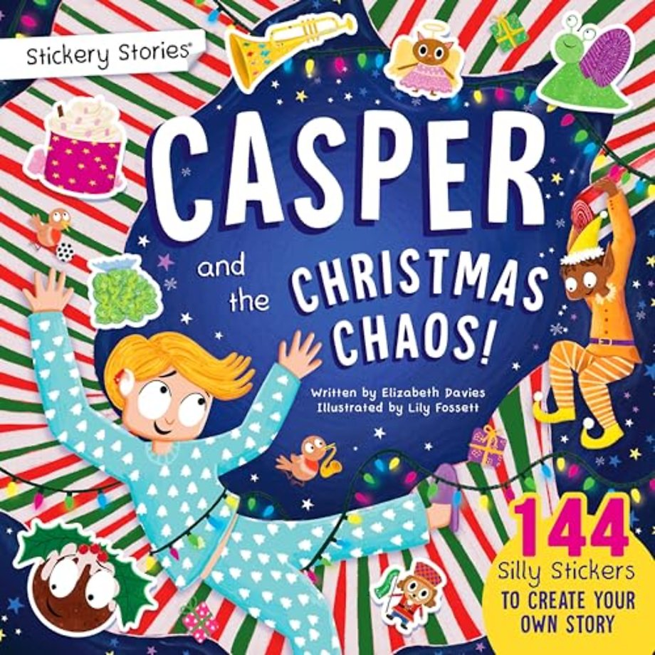 Stickery Stories: Casper and the Christmas Chaos - festive fantasy adventure sticker activity storybook for 4-8 Year Olds!