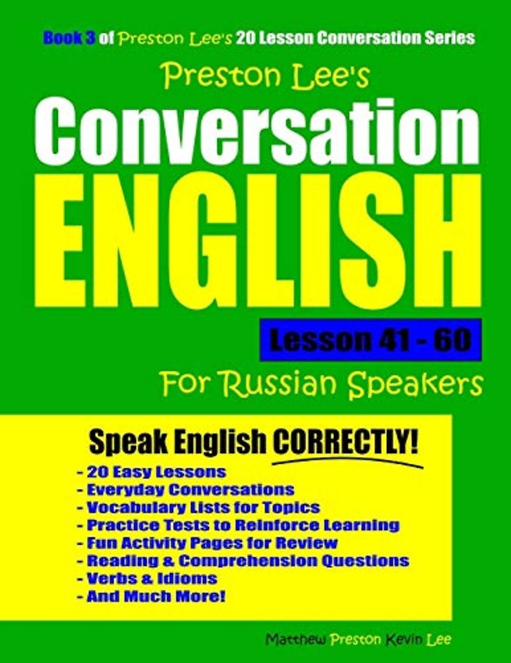 Preston Lee's Conversation English For Russian Speakers Lesson 41 - 60