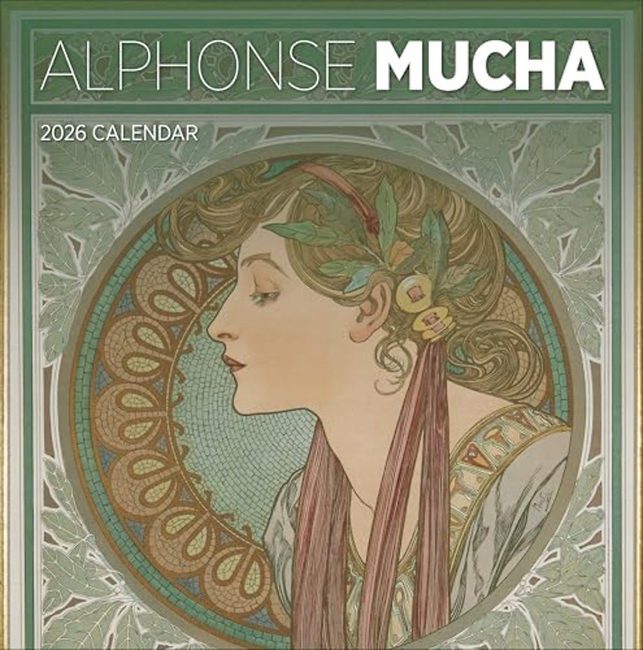 Alphonse Mucha 2026 Wall Calendar