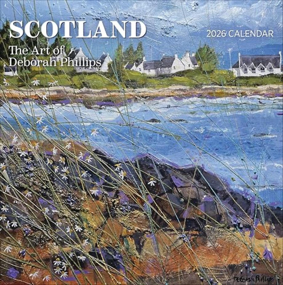 Scotland: The Art of Deborah Phillips 2026 Wall Calendar