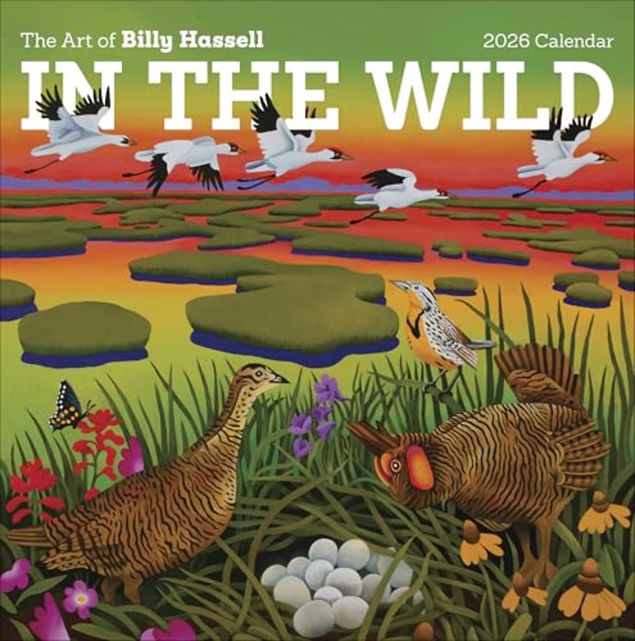 In the Wild: The Art of Billy Hassell 2026 Wall Calendar