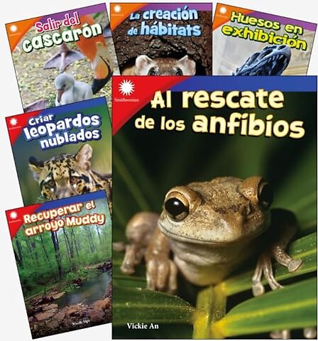Smithsonian Informational Text: Animals Spanish Grades 2-3: 6-Book Set