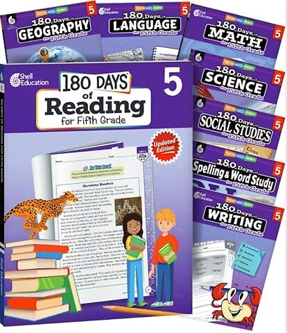 180 Days(TM) Bundle Grade 5: 8-Book Set