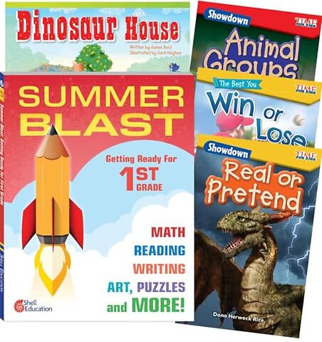 Learn-at-Home: Summer Reading Bundle Grade 1: 5-Book Set